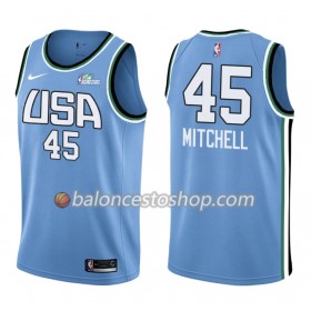 Camiseta Hombre NBA Utah Jazz Donovan Mitchell 45 Nike 2019 Rising Star Swingman